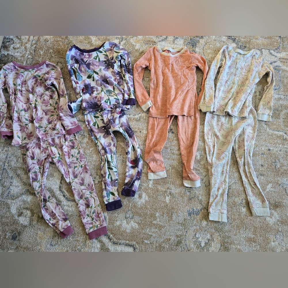 Girl Burts Bees Pajamas 4t